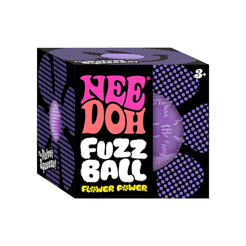 Needoh Fuzz Ball Flower Power Ball 1 Supplied