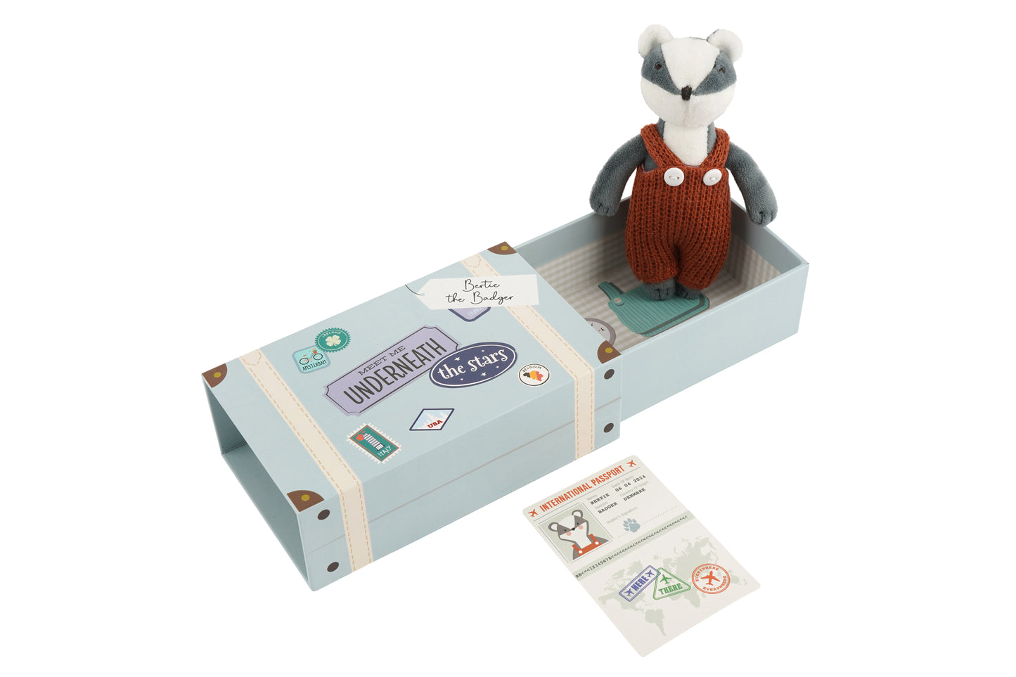 Wild Wanderers 'Bertie The Badger' Matchbox Toy