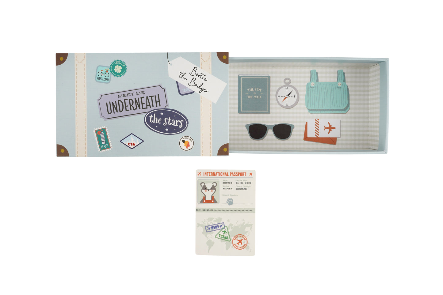 Wild Wanderers 'Bertie The Badger' Matchbox Toy