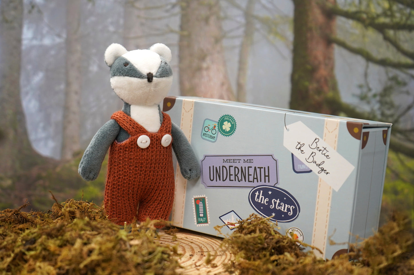 Wild Wanderers 'Bertie The Badger' Matchbox Toy