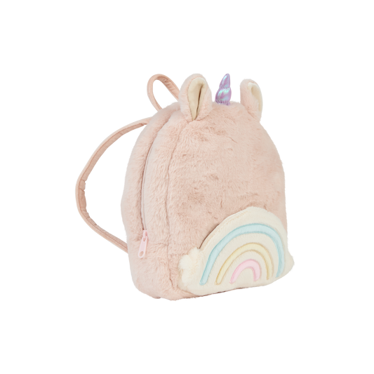 Olliella Hopalong Unicorn Backpack - Pink