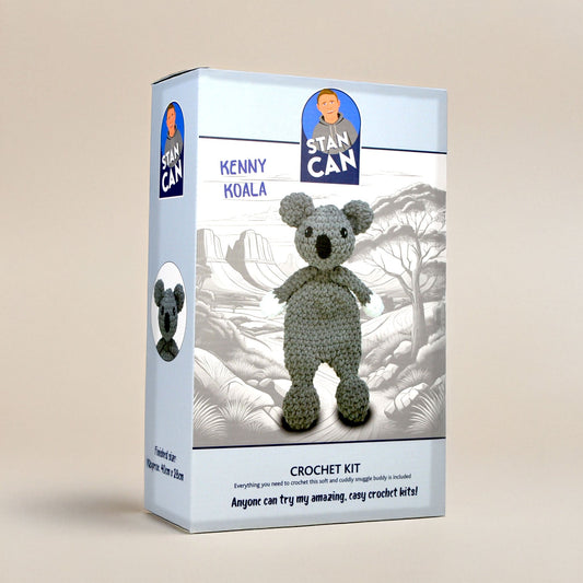 Stan Can - Snuggle Buddies - Kenny Koala Crochet Kit