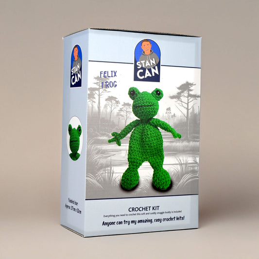 Stan Can - Snuggle Buddies - Felix Frog Crochet Kits