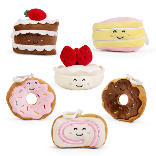 LITTLE Living Nature Clips Dessert Plush Keyrings 1 supplied