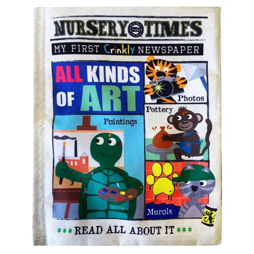 Jo & Nic's Crinkly Cloth Books - All Kinds Of Art