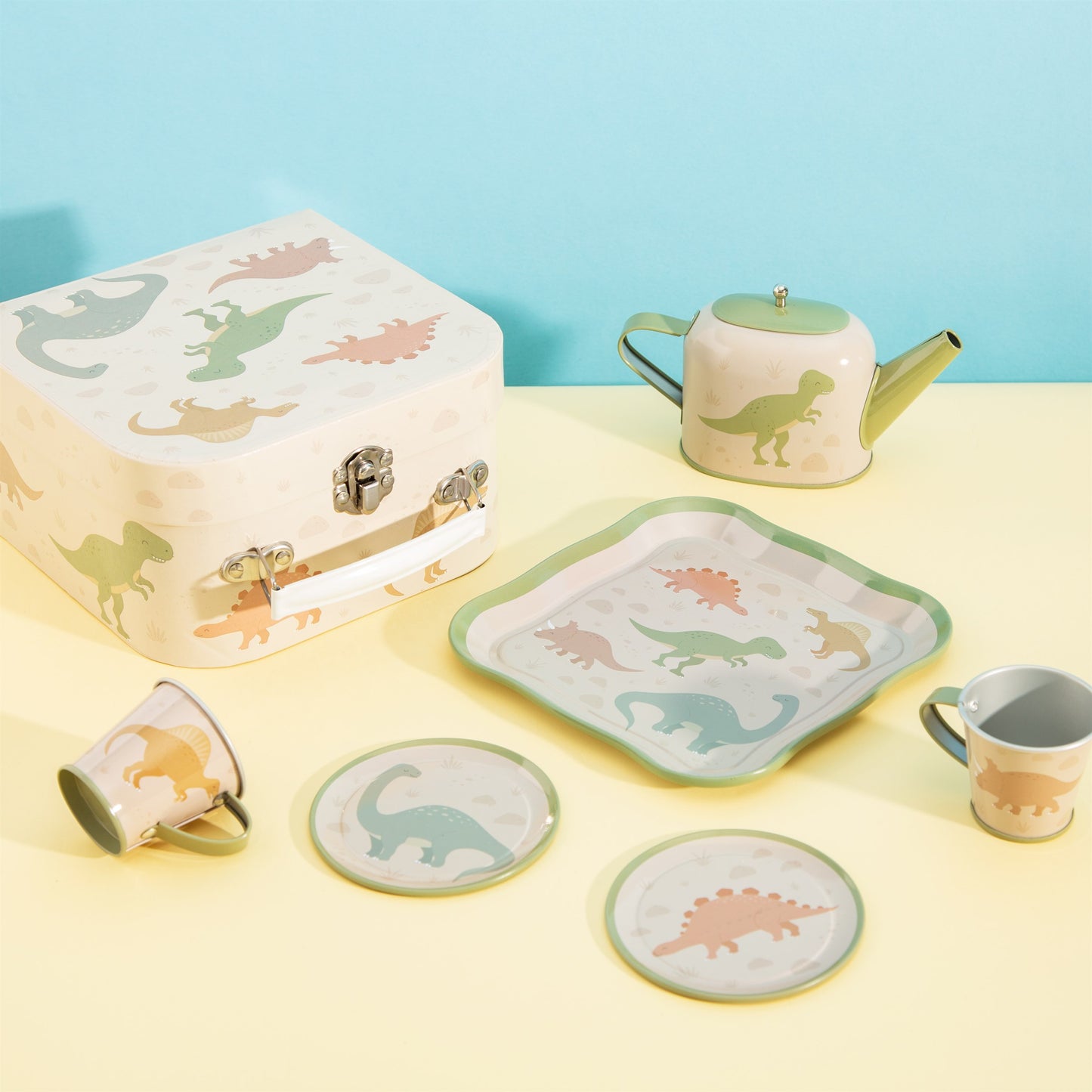 Desert Dino Kids' Tea for Two Set by Sass and Belle