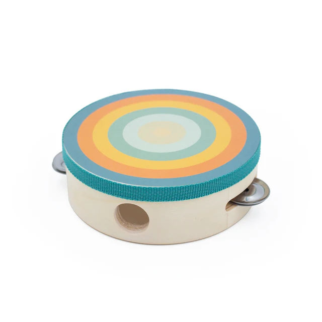 Jumini Retro Wooden Tambourine For Children