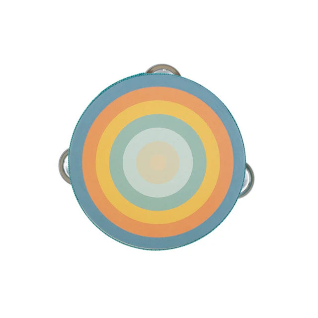Jumini Retro Wooden Tambourine For Children