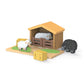 Jumini - Wooden Lambing Shed Set