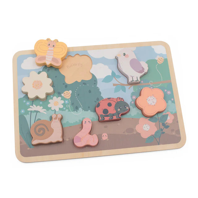 Wooden Chunky Garden Puzzle