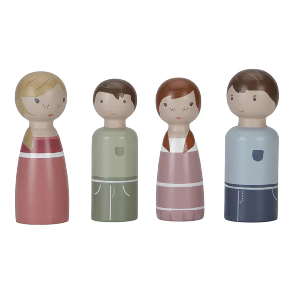 Little Dutch Rosa Family Wooden Dolls House Figures Set