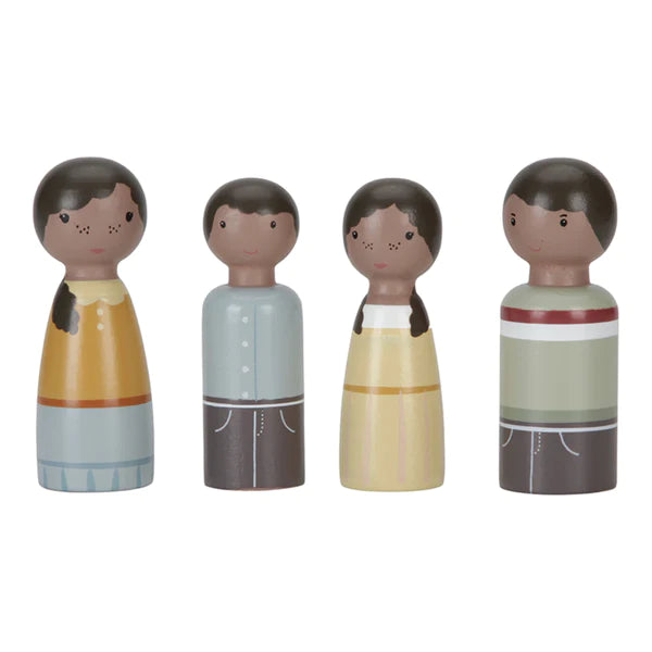 Little Dutch Evie Family Wooden Dolls House Figures Set