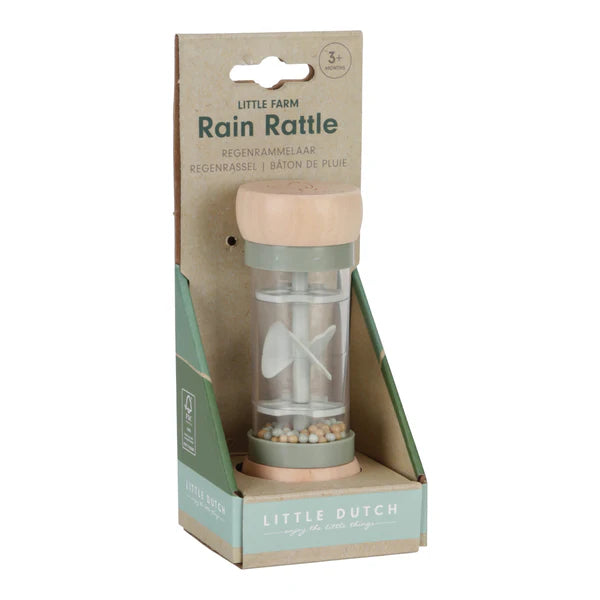 Little Dutch Rain Rattle  - Little Farm