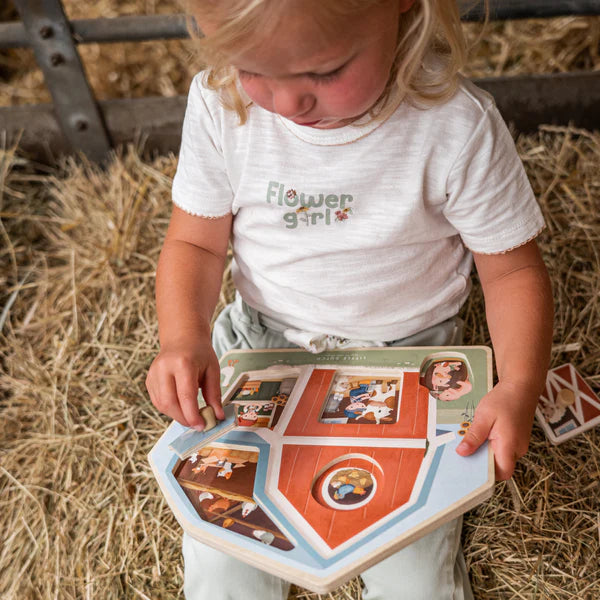 Little Dutch Farm Wooden Puzzle