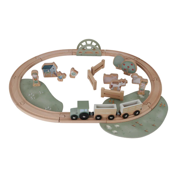 Little Dutch Wooden Farm Train Track