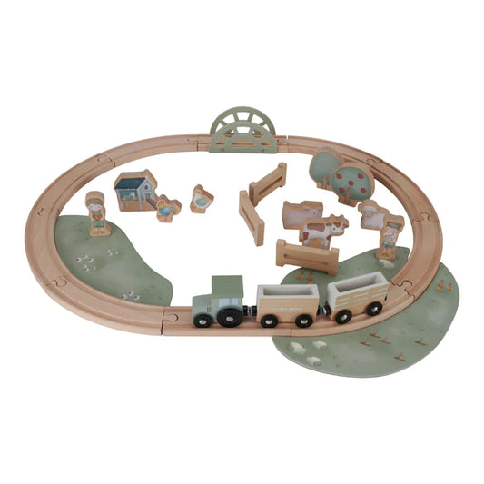 Little Dutch Wooden Farm Train Track