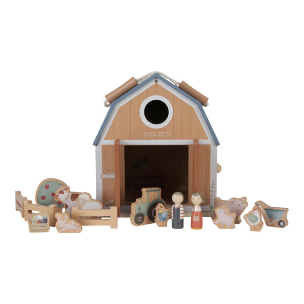 Little Dutch Wooden Farm Dolls House FSC