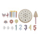Little Dutch Wooden birthday cake - pink