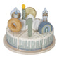 Little Dutch Wooden birthday cake FSC - blue