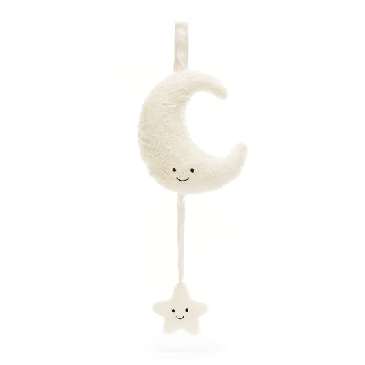 Jellycat Baby Amuseables Moon Musical Pull Down Toy