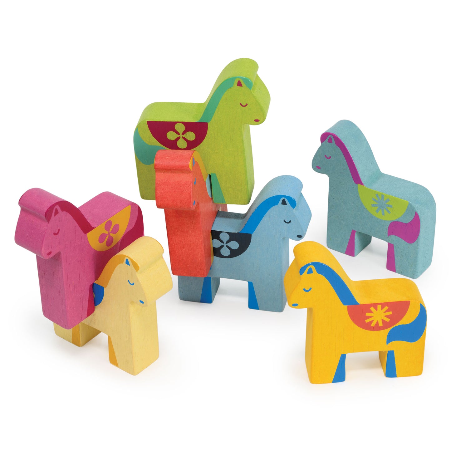 Mentari Rainbow Pony Playset