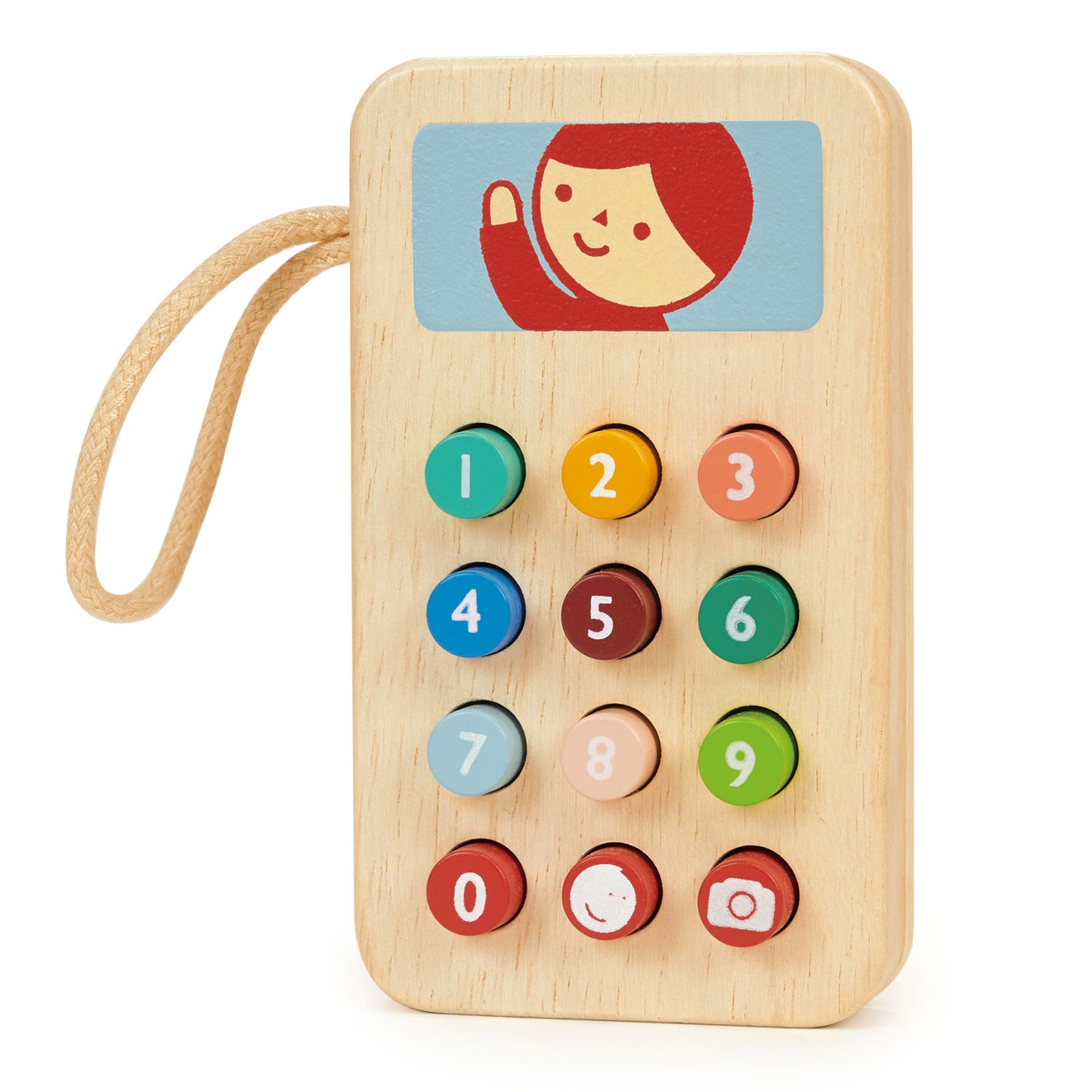 Wooden Mobile Phone by Mentari Toys