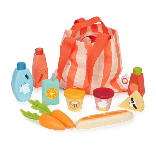 Grocery Pretend Play Bag by Mentari