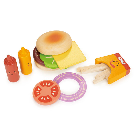 Take-out Burger Set By Mentari