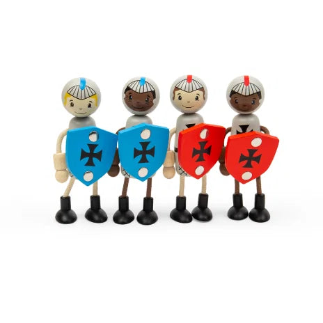 Bigjigs Medieval Knights Dolls