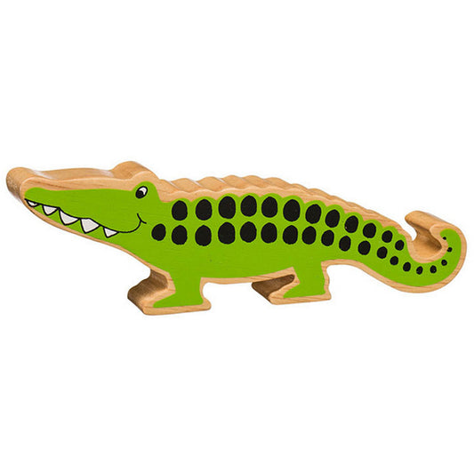 Lanka Kade Wooden Green Crocodile