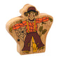 Lanka Kade Wooden Orange & Brown Scarecrow Toy