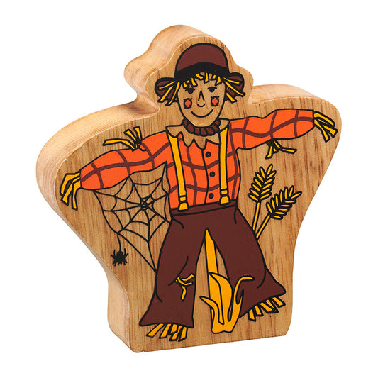 Lanka Kade Wooden Orange & Brown Scarecrow Toy