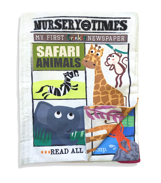 Crinkly Times - Animal Safari Cloth Book