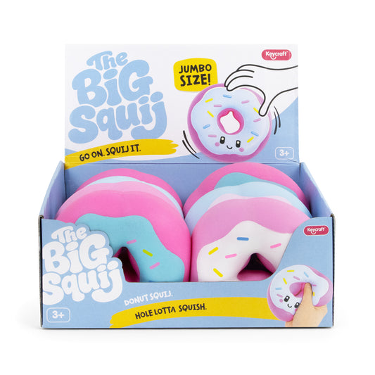 The Big Squij Donut Slow-Rise Squishy Toy 1 Supplied