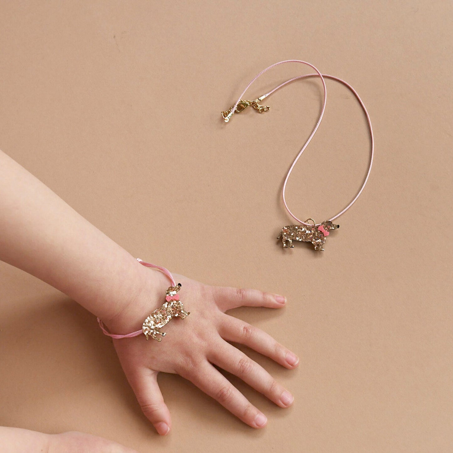 Rockahula - Sausage Dog Hair & Jewellery Set