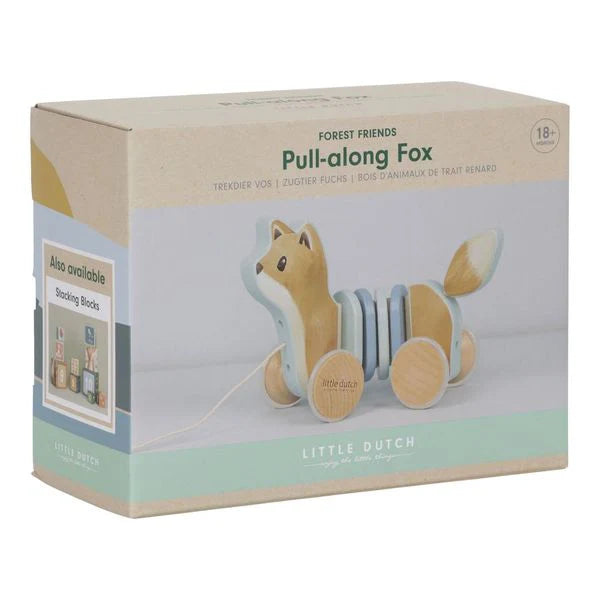 Little Dutch Pull along Wiggle Fox - Forest Friends – Boo's Toy Shop