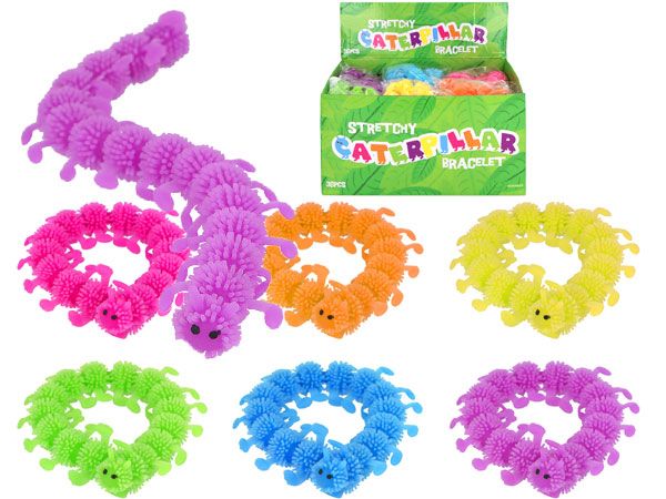 Stretchy Caterpillar Bracelets 1 Supplied