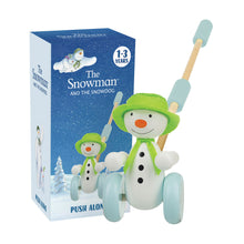 Load image into Gallery viewer, Snowman Push Along by Orange Tree Toys
