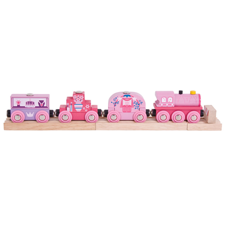 Bigjigs Wooden Fairy Pink Train