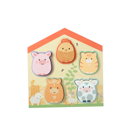 Orange Tree Toys Farmyard Barn Shape Puzzle