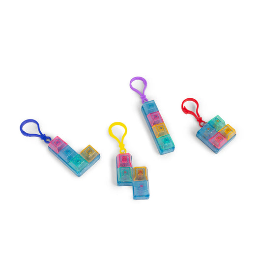 Glitter Clicker Keychain 1 Design Supplied