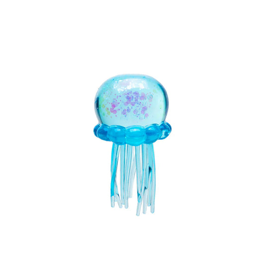 NeeDoh Jelly Squish - Stretchy Jellyfish Toy with Glitter Filling, Sensory Toys 1 Supplied