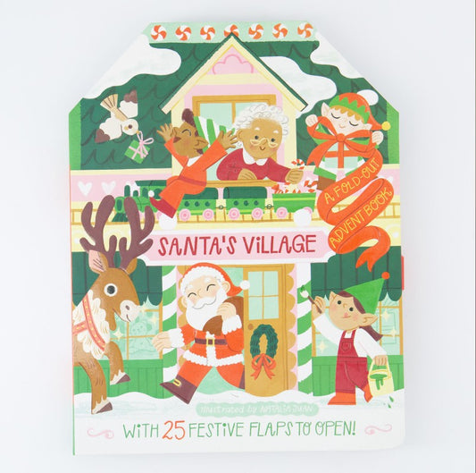Santas Village Concertina Book Hardback
