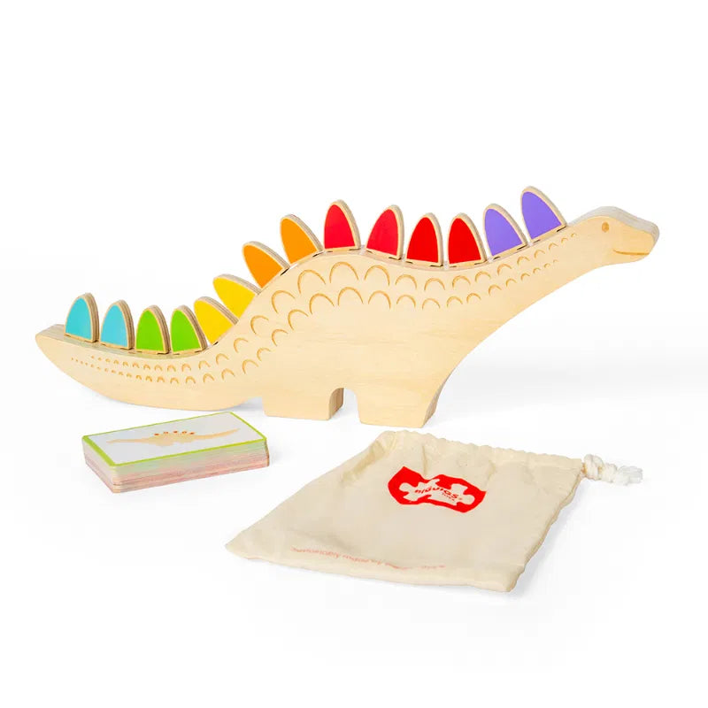 Bigjigs Toys Sequencing Dinosaur-Wooden Pattern & Sequence Toy, Educational Game