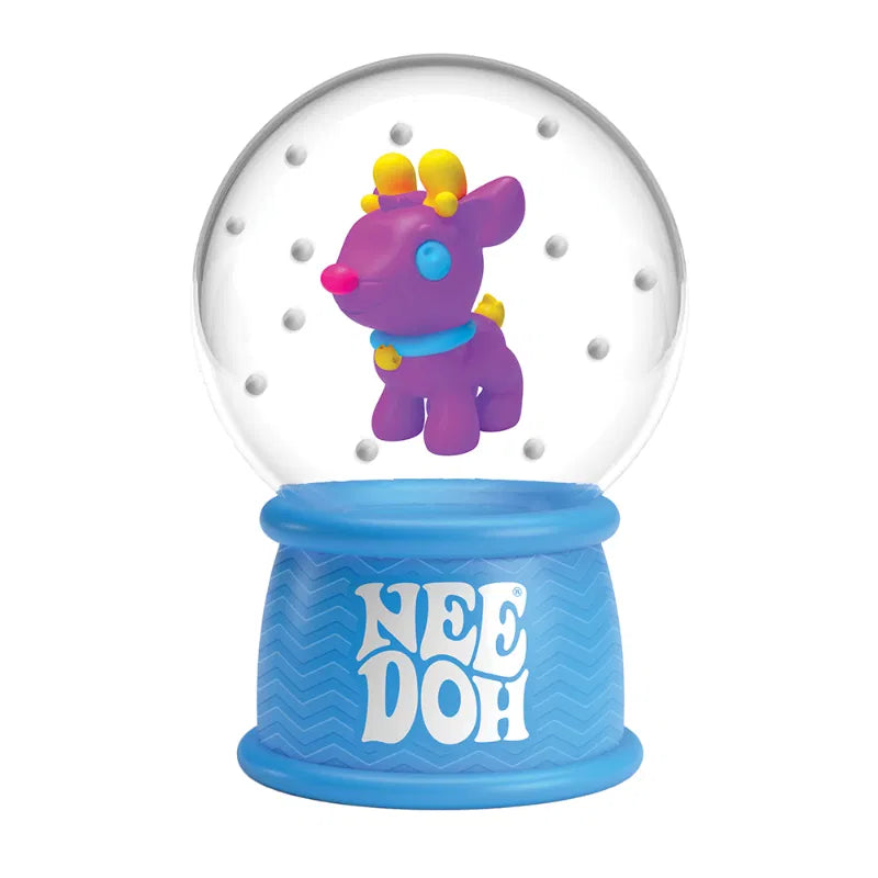 Needoh Squish N Flow Snow Globe Needoh