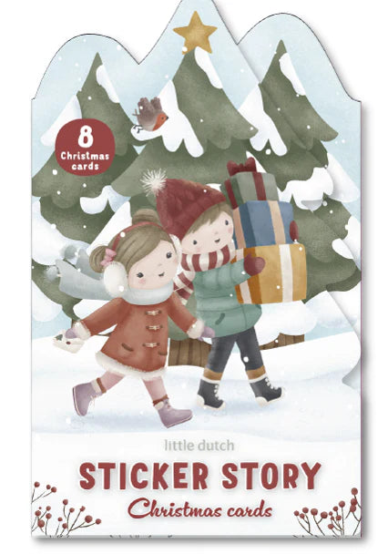 Little Dutch Christmas Sticker Story Set