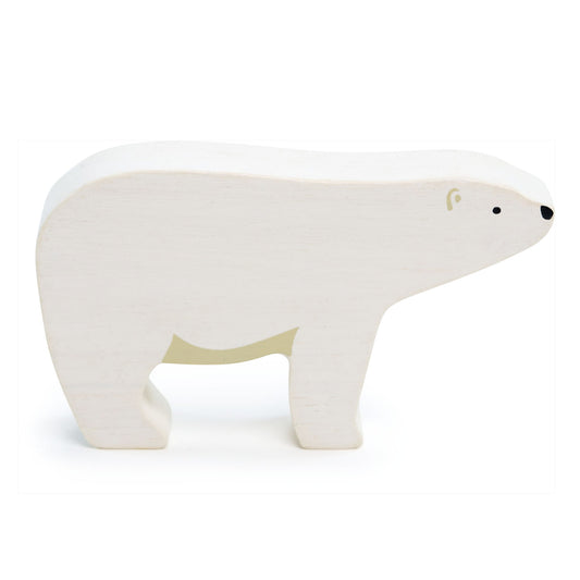 Tenderleaf Toys Polar Bear Wooden Figure