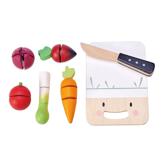 Tenderleaf Toys Wooden Mini Chef Chopping Board