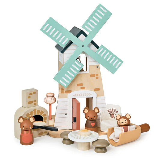 Tender Leaf Toys Penny Windmill Wooden Play Set