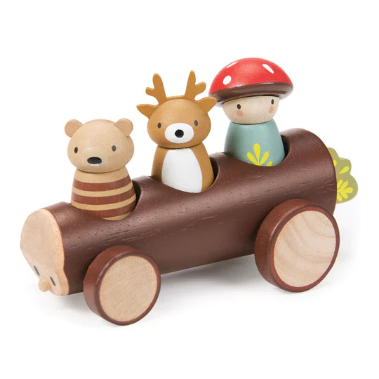 Tenderleaf Toys Wooden Timber Taxi